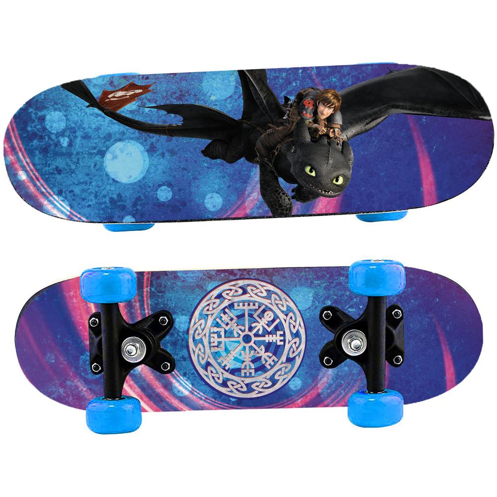 Dragons - Skateboard In Legno 43x12x8 Cm - Foto 1