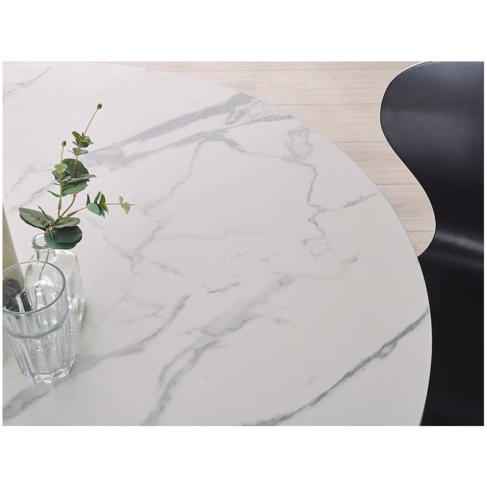 Tavolo Da Pranzo Odeon Bianco 120 Cm 120 Cm - Foto 2
