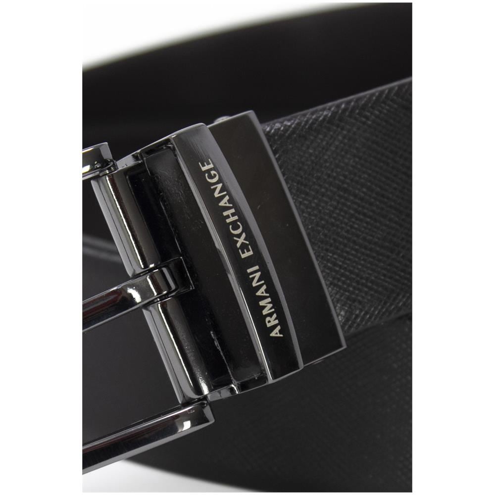 Marchio: Armani Exchange - Genere: Uomo - Tipologia: Cinturcolore: Nero, Taglia: Unica - Foto 2