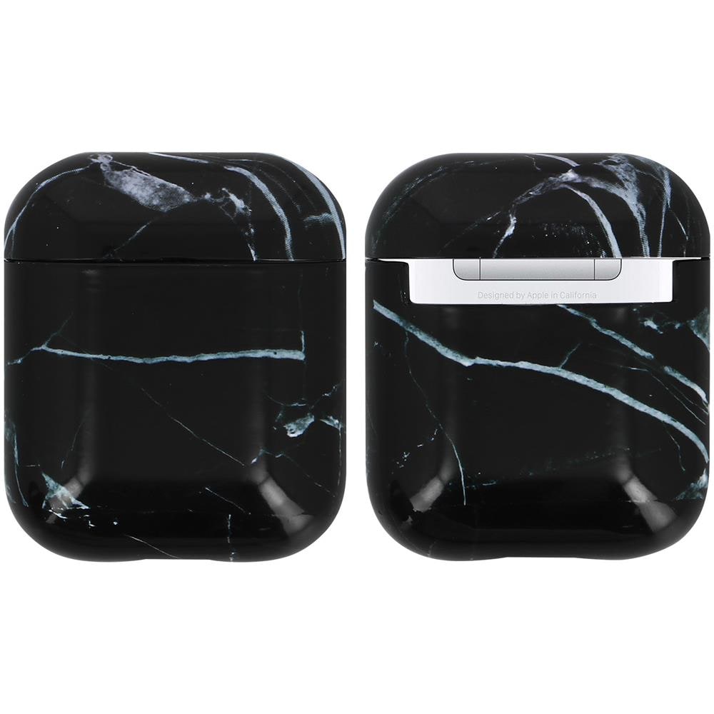 AKASHI - Cover Rigida Airpods 1 E 2 Antigraffio Con Moschettone Akashi  Marmo Nero - ePRICE