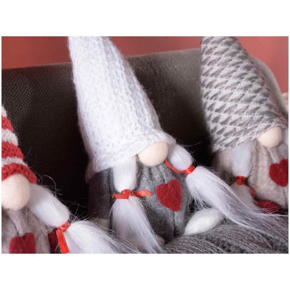 Set 6 Statuine Babbo E Mamma Natale Addobbi Natalizi Per La Casa Idea Regalo Natale - Foto 2