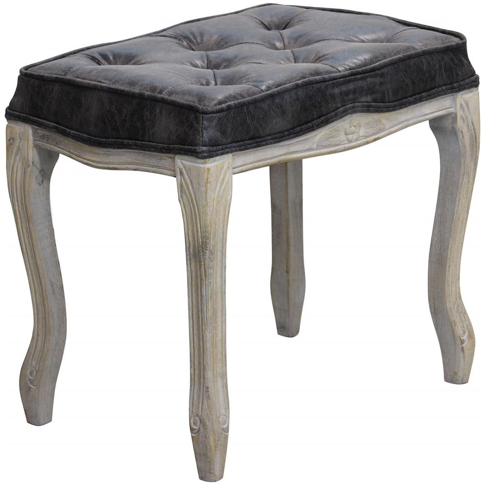 Napo - Sgabello Vintage In Ecopelle - Foto 1