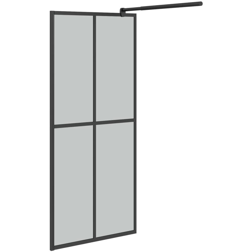 Cabina Doccia 90x195 Cm Vetro Temperato Scuro - Foto 2