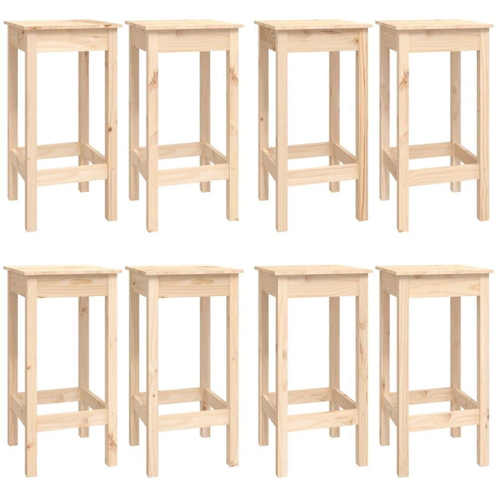 Set Da Bar 9 Pz In Legno Massello Di Pino - Foto 3