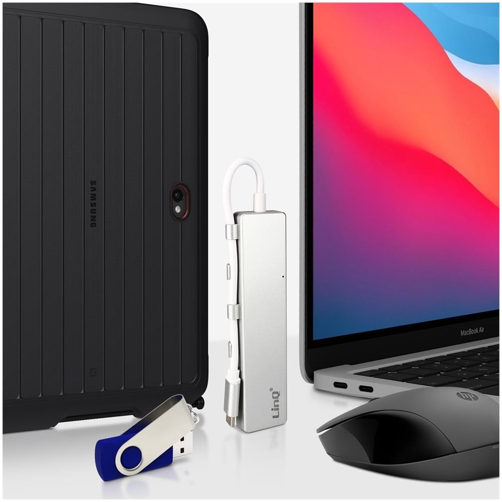 Hub Usb-c Con 4 Porte Usb Trasmissione Veloce 5 Gbps Funzione Otg - Foto 5