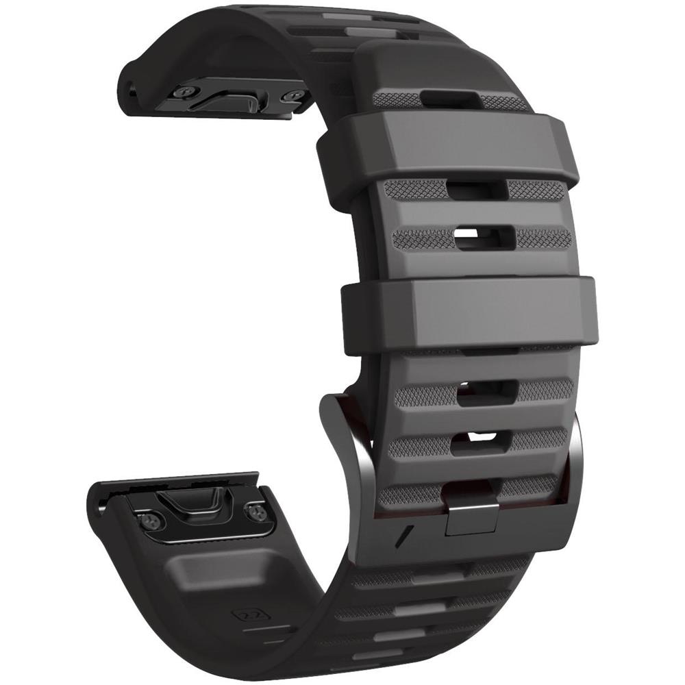 Bracciale Garmin Fenix / Forerunner / Approach / Quatix Nero - Foto 1