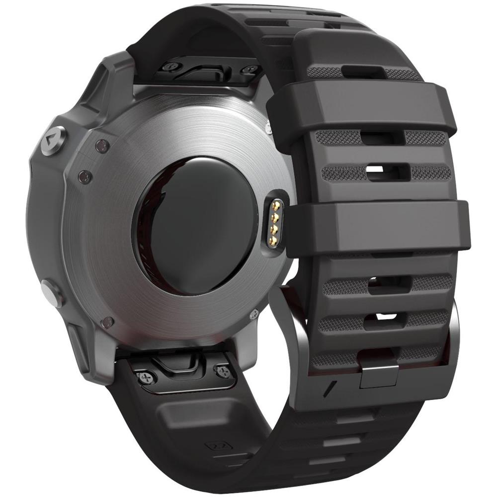 Bracciale Garmin Fenix / Forerunner / Approach / Quatix Nero - Foto 2
