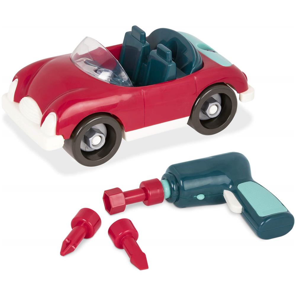 Giocattoli Da Costruzione Per Bambini - Kit Veicolo Giocattolo Per Lo Sviluppo - Set Da Costruzione Per Auto Sportiva - Cacciavite E Strumenti - 3 Anni + - Roadster Smontabile - Foto 1