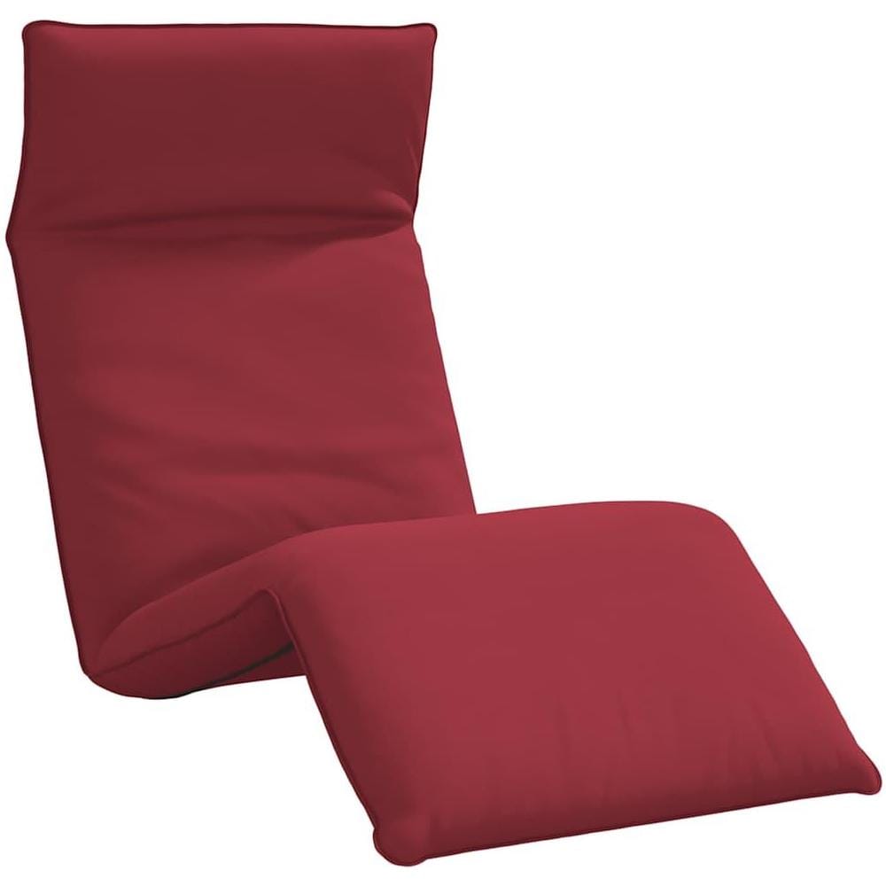 Lettino Pieghevole Rosso Vino 175x54x8,5 cm in Tessuto Oxford - Foto 1