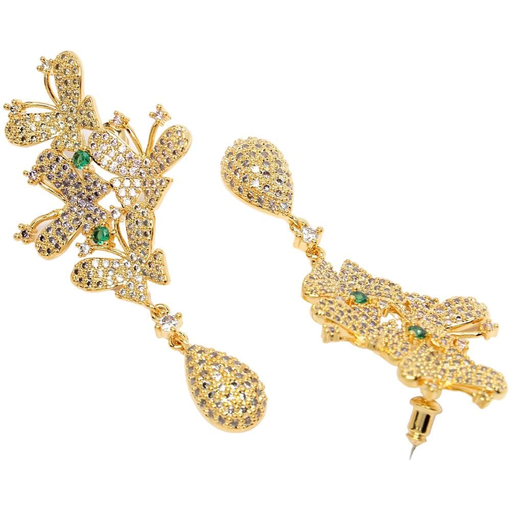 Collezione Diva Orecchini a Goccia Farfalla Lucenti in Zirconia Cubica - Foto 2