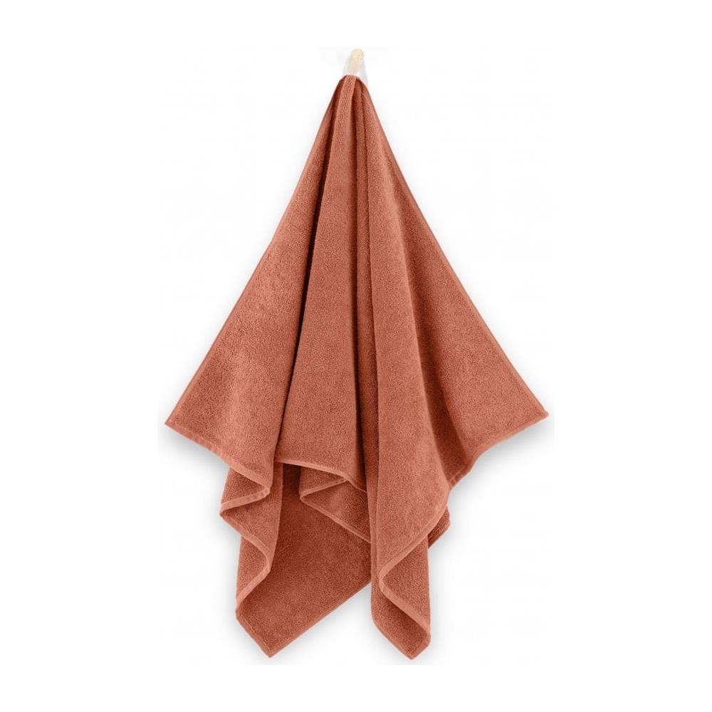 Asciugamano Liczi 2 - 70x140 cm - Rosso - 100% cotone egiziano - Ultra morbido e assorbente - Foto 1