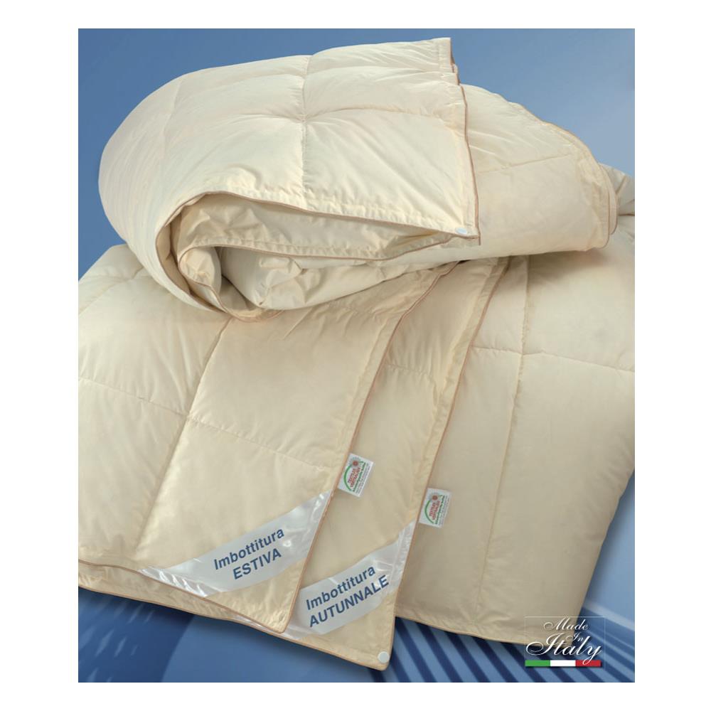 Piumino D''Oca Quattro Stagioni Mod. Praga 50% Piumino D''oca 50% Piumette D''oca Maxi Praga 4 Stagioni - Foto 2