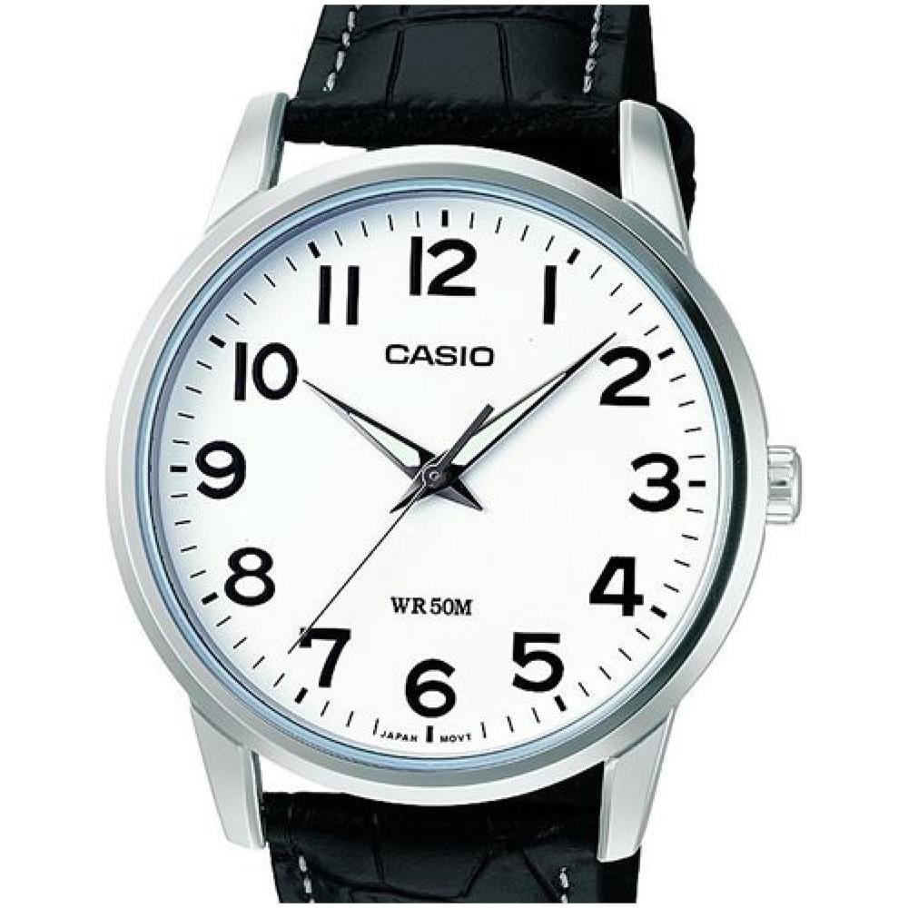 Orologio Da Polso Analogico. Vetro Minerale. Impermeabilità  5 Bar. Cinturino In Pelle. - Mtp-1303pl-7bv - Foto 4