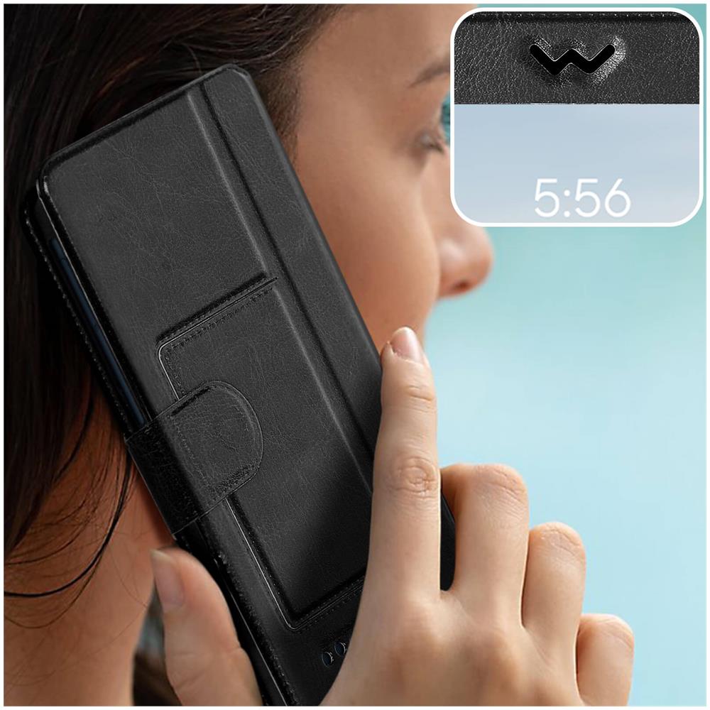 Custodia Stand Doppia Finestra Universale Taglia M - Nera - Foto 15