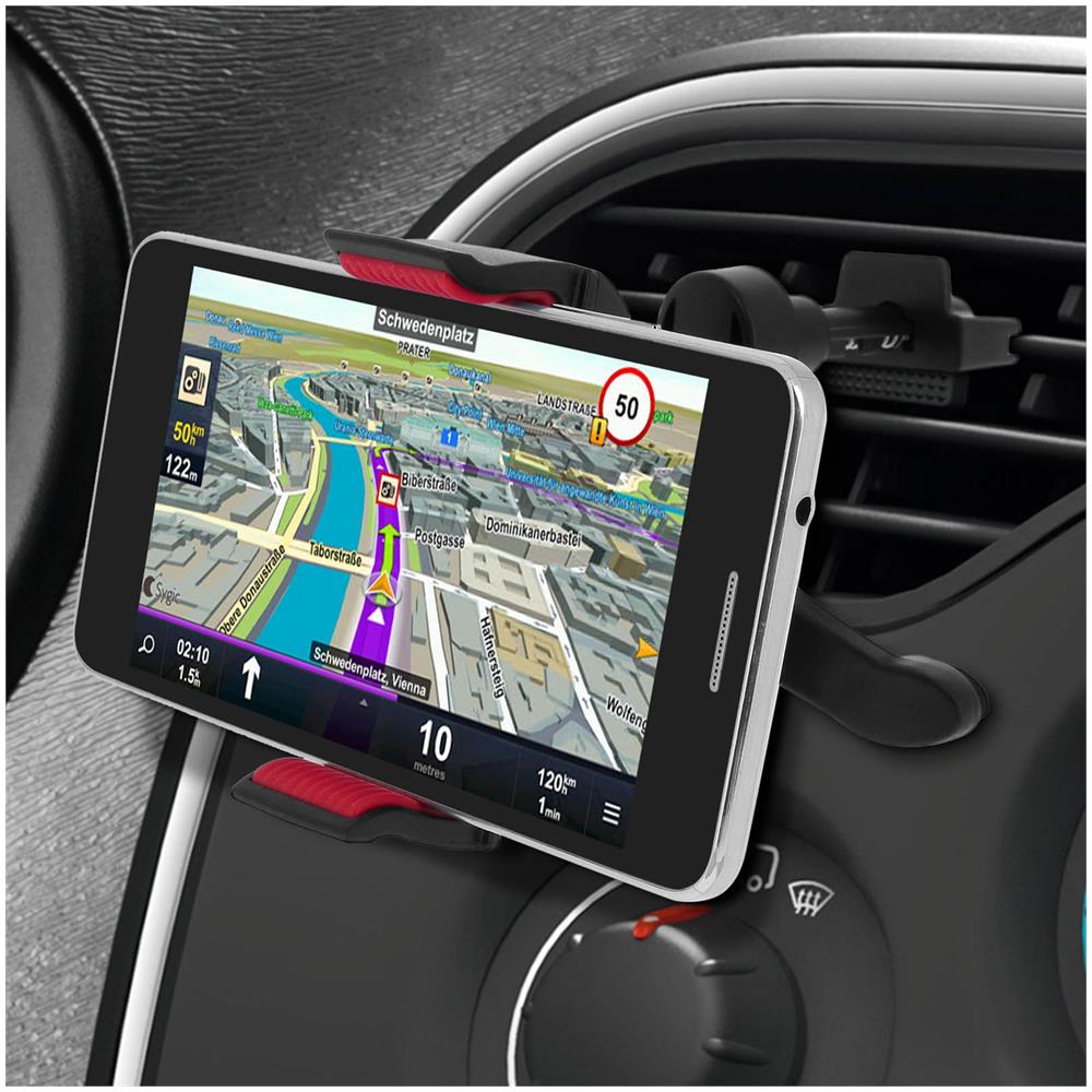 Supporto Auto Attacco Bocchetta D'aria - Pinza A Coccodrillo Antiscivolo - Foto 2