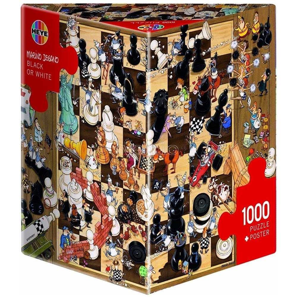 8793 - Bianco O Nero, Puzzle 1000 Pezzi, Multicolore - Foto 1