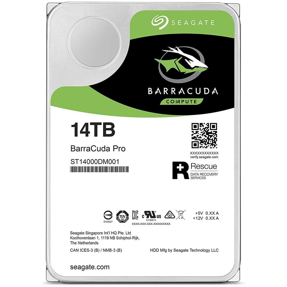 Hard Disk BarraCuda Pro 14 TB 3.5" Interfaccia Sata III 6 Gb / s Buffer 256 MB 7200 Rpm - Foto 2