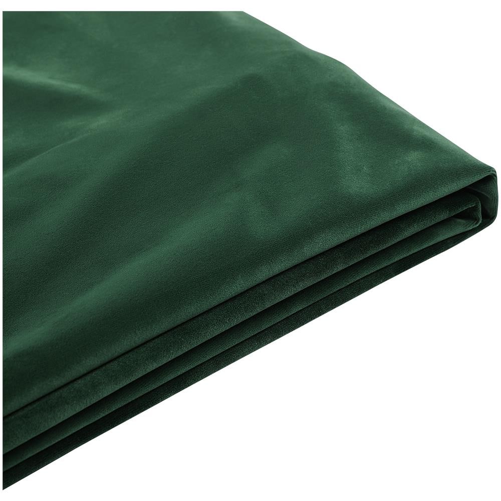 Fodera In Velluto Verde Scuro Per Il Letto 160 X 200 Cm Fitou - Foto 1