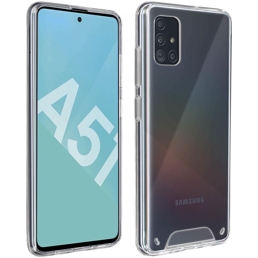 Cover Samsung Galaxy A51 Doppio Materiale Collezione Cristal Trasparente - Foto 1