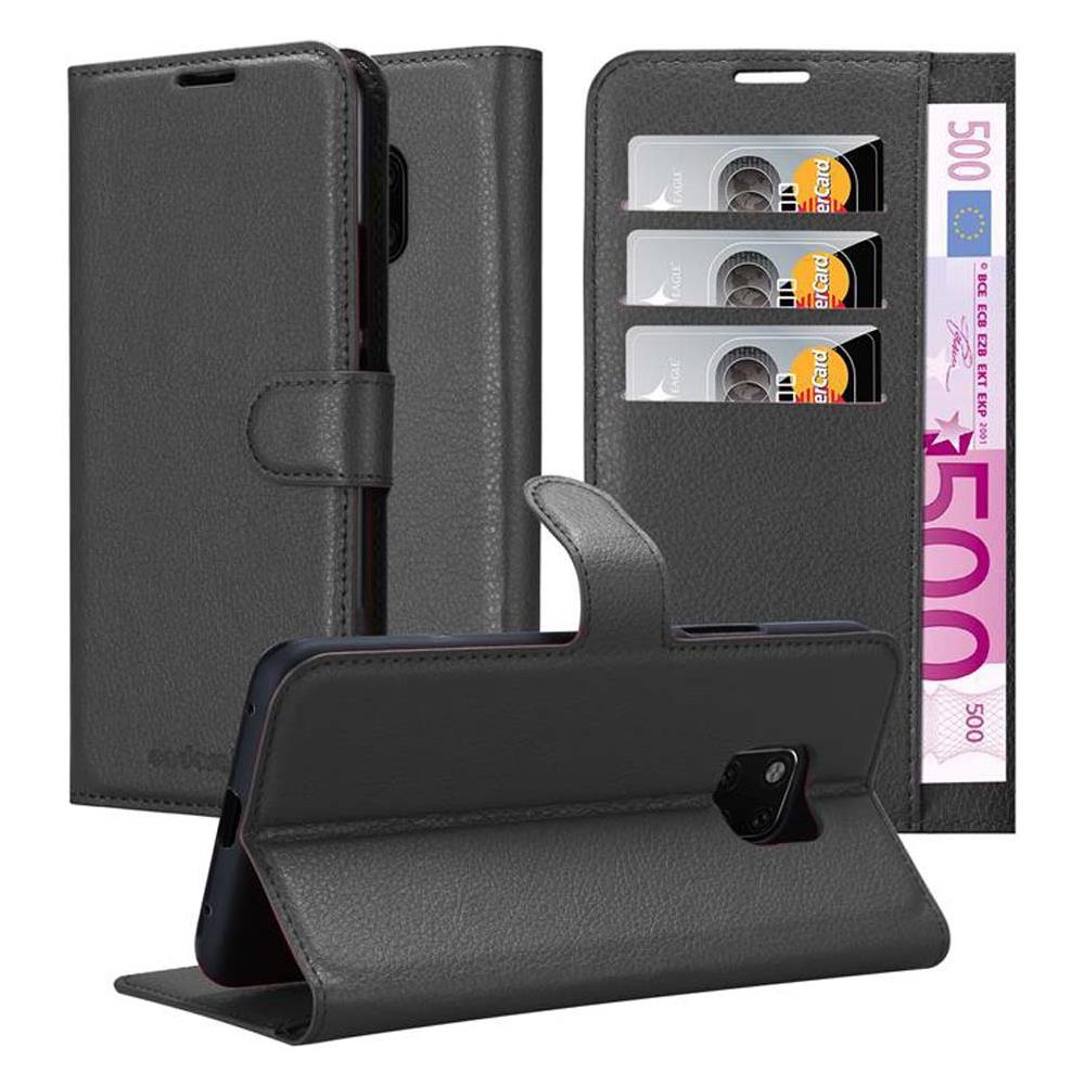 Cadorabo Custodia Compatibile Con Huawei Mate 20 Pro In Nero Carbone - Coperchio Protettiva Con Chiusura Magnetica, Funzione Stand E Tasca Per Le Carte - Foto 1