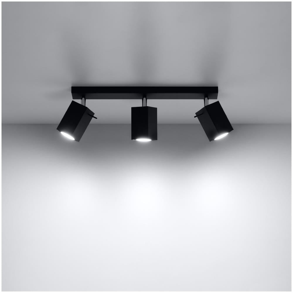 Barra Faretti 3 Luci Nera, Gu10 - Foto 12