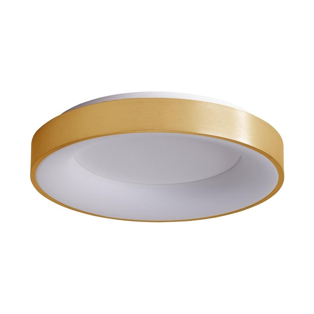 Moderna Plafoniera A Led A Filo In Oro Spazzolato, Bianco Caldo 3000k 2750lm Dimmerabile - Foto 1