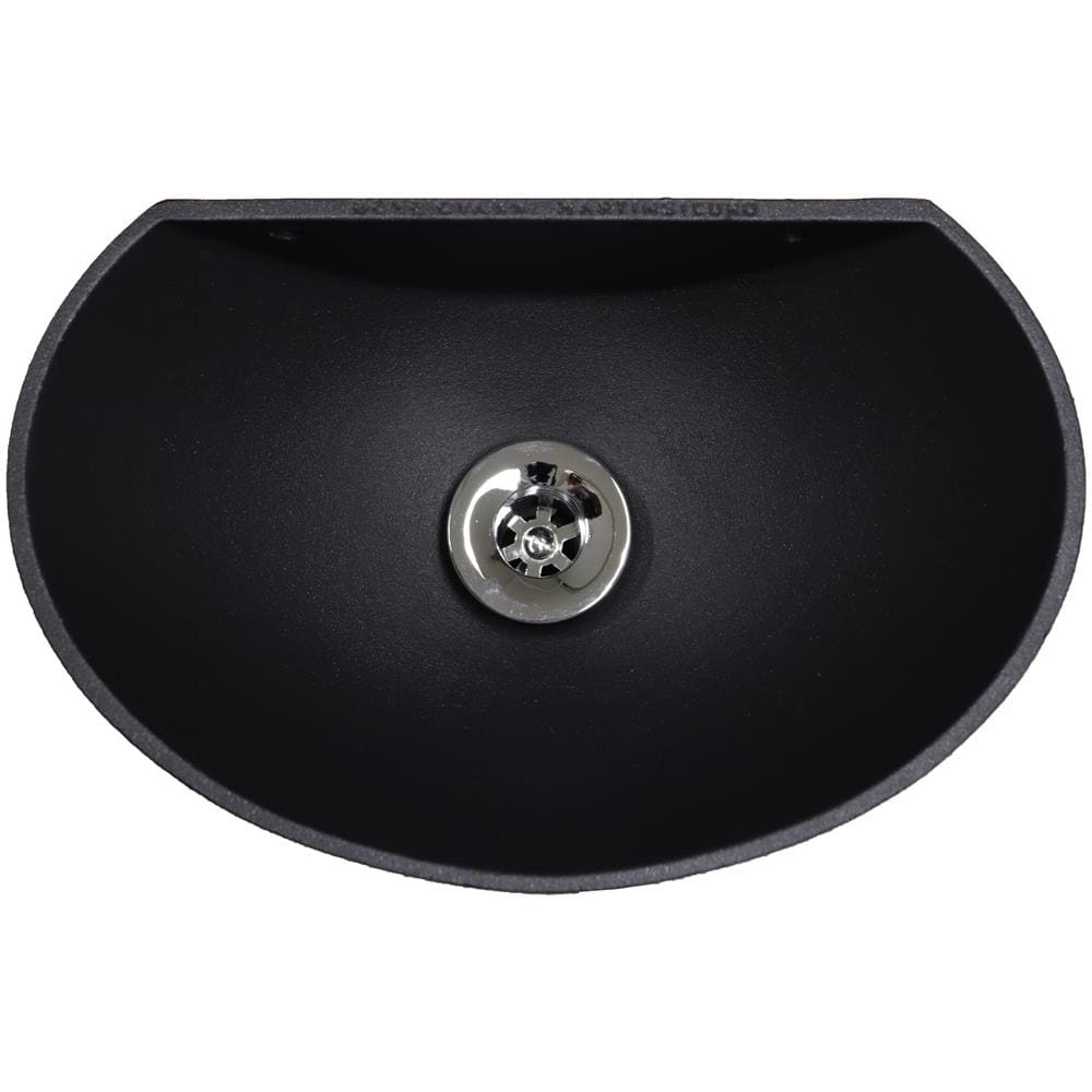 Vasca A Muro Parete Mod. 600 Completa Di Sifone Con Piletta In Ottone Cromato Per Casa Giardino Esterno Terrazzo - Foto 2