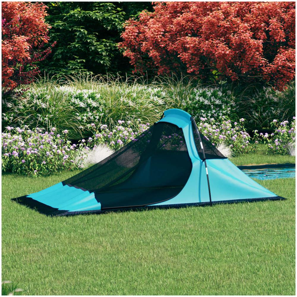 Tenda Da Campeggio 317x240x100 Cm Blu - Foto 2