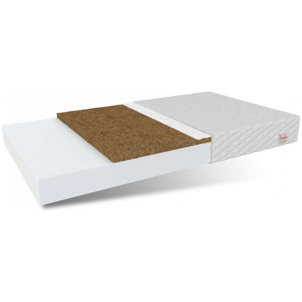 Materasso In Schiuma Baby Cocco Max 80 X 200 - H2 Medio / H3 Medio Rigido - Fibra Di Cocco - Foto 1