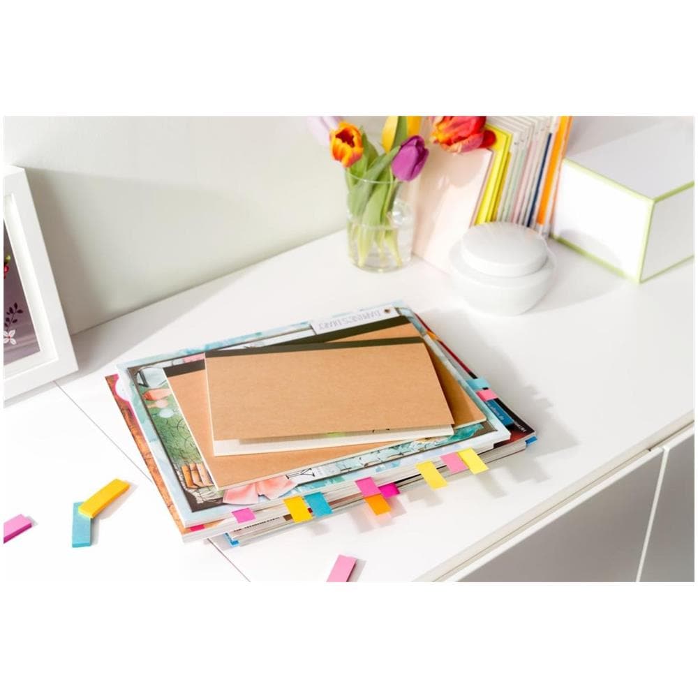 Carta per Appunti CF4 da 50 Fogli Colore Blu / Arancione /Rosa / Giallo - Foto 2