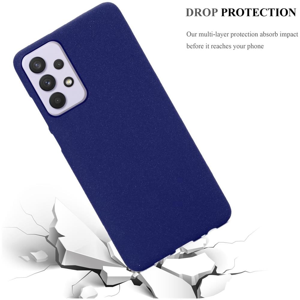 Custodia Compatibile Con Samsung Galaxy A33 5g In Frost Blu Scuro - Coperchio Protettivo In Silicone Tpu Flessibile - Foto 6