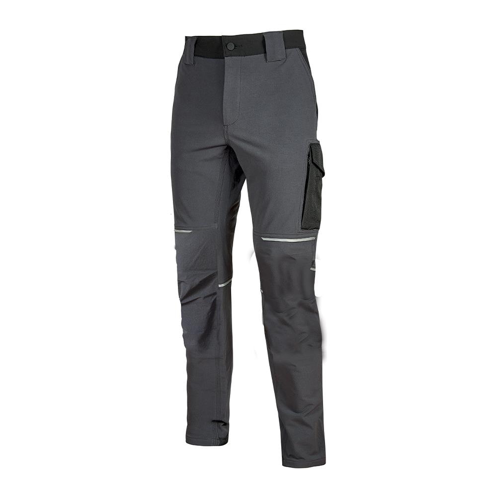 Upower World Pantalone Da Lavoro Multitasca Modello Slim Super Resistente Comodo Colore Asphalt Grey Tg. 3xl - Foto 1