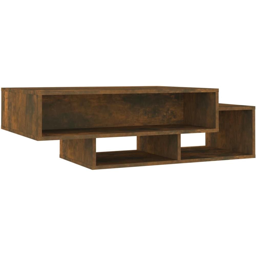 Tavolino Da Salotto Rovere Fumo 105x55x32 Cm Legno Multistrato - Foto 2
