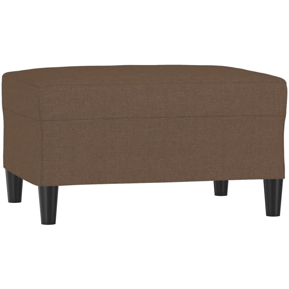 Poggiapiedi Marrone 70x55x41 Cm In Tessuto - Foto 2