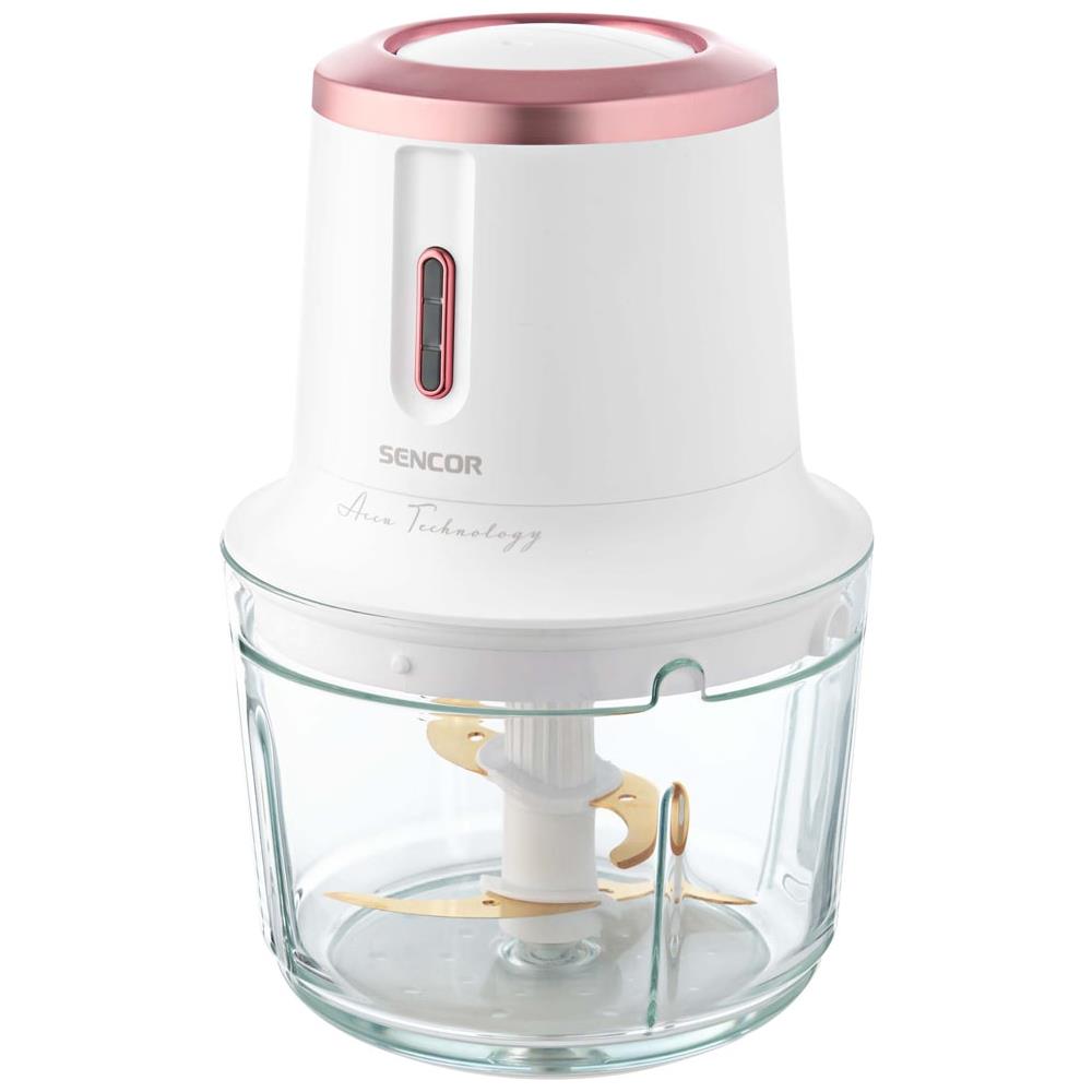 Mini Tritatutto a Batteria con Capacità 500 ml Colore Bianco - Foto 2