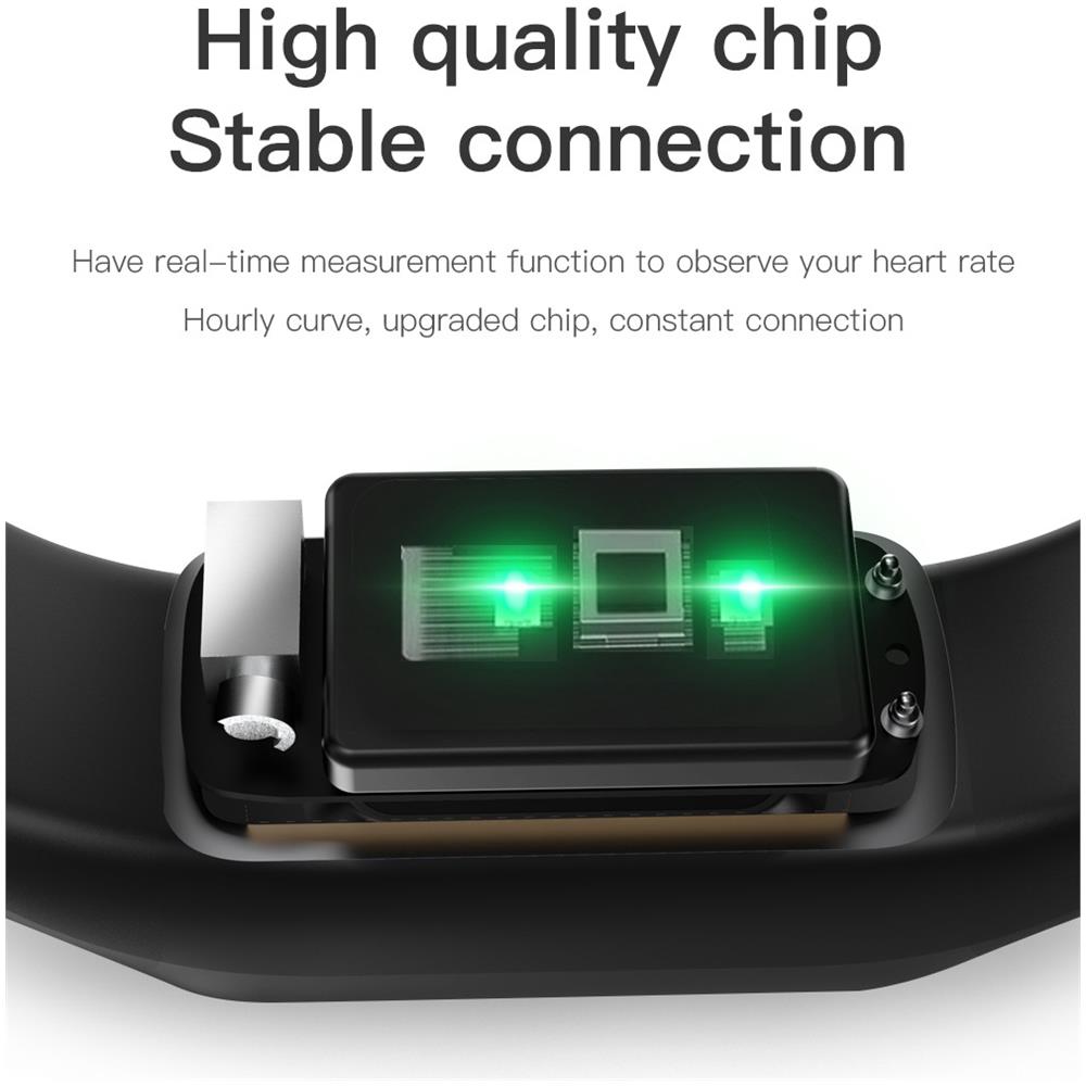 Braccialetto Di Attività Con Polso Ossigeno Nel Sangue Contapassi Rosa - Foto 2