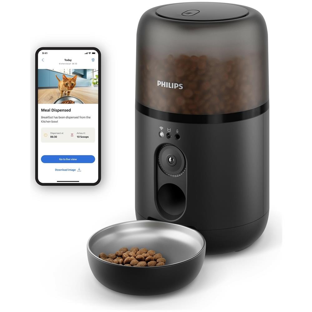 5000 series Distributore di cibo smart con telecamera per animali domestici serie PAW5320/02 - Foto 1