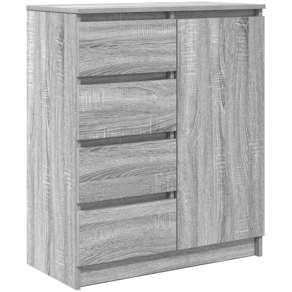 Credenza con Cassetti Grigio Sonoma 71x35x84 cm in Truciolato - Foto 1