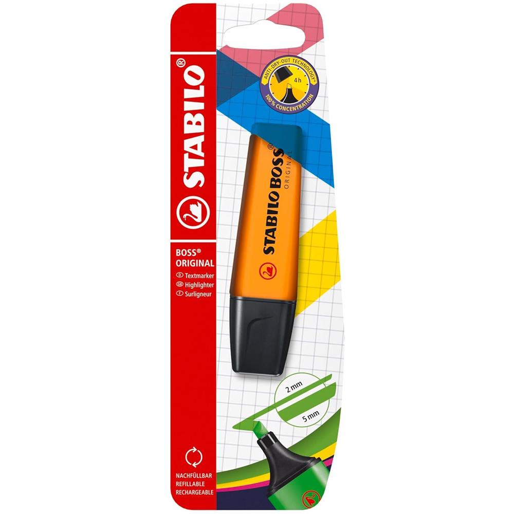 BOSS ORIGINAL - Evidenziatore - Pack da 1 - Arancione - Foto 1