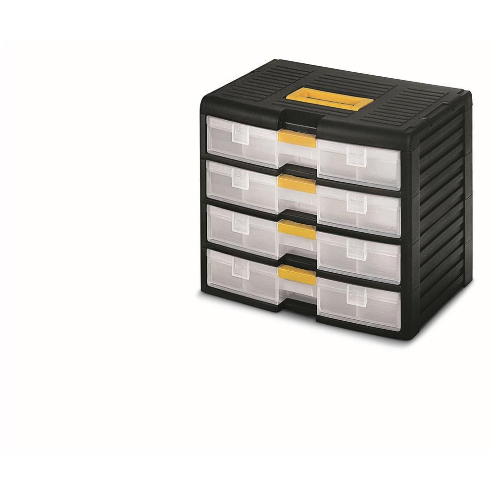 Cassettiera Bricolage Store-age 43002 nero / trasparente L39,1 x P29 x H33,4 - Foto 2