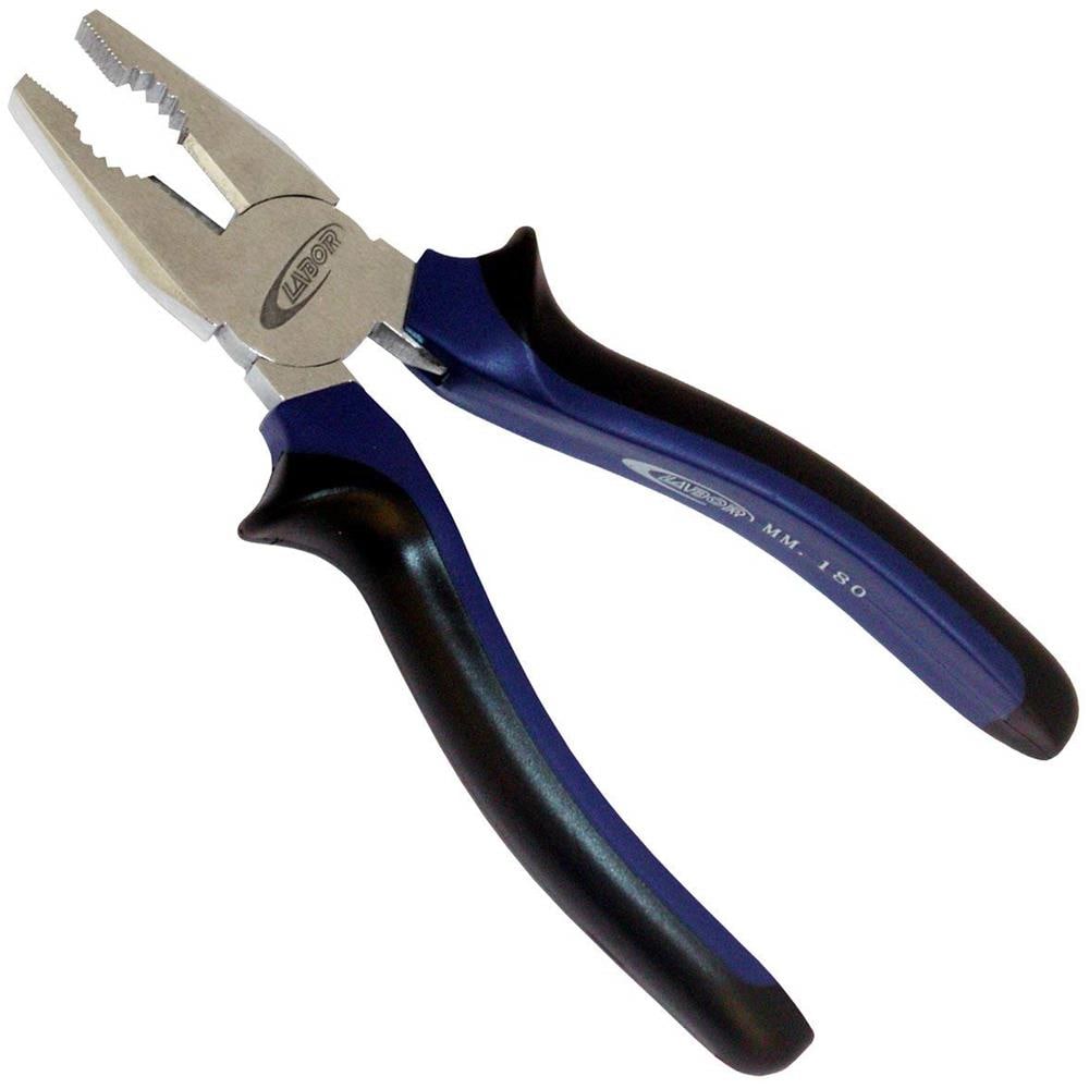 Pinza Universale Professionale In Acciaio Al Cromo Vanadio, Impugnatura Antiscivolo, Manici Ricoperti In Bimateriale. - Foto 1