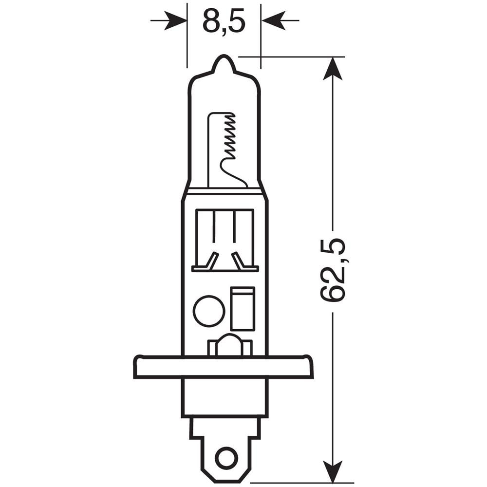 Lampa 12v Ultra Life - H1 - 55w - P14,5s - 2 Pz - Blister - Foto 2