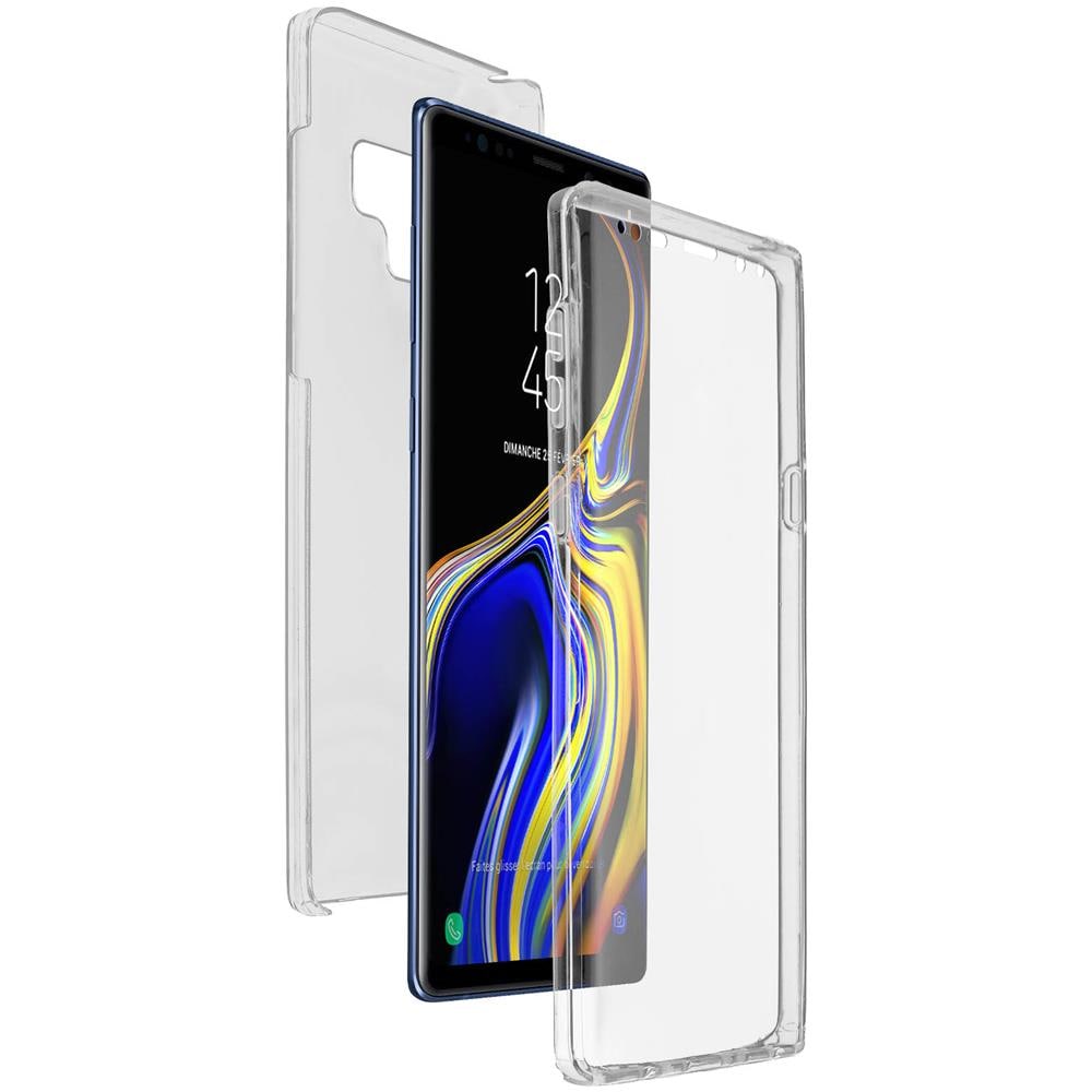 Cover Samsung Galaxy Note 9 Protezione Silicone + Retro Rigido - Trasparente - Foto 1