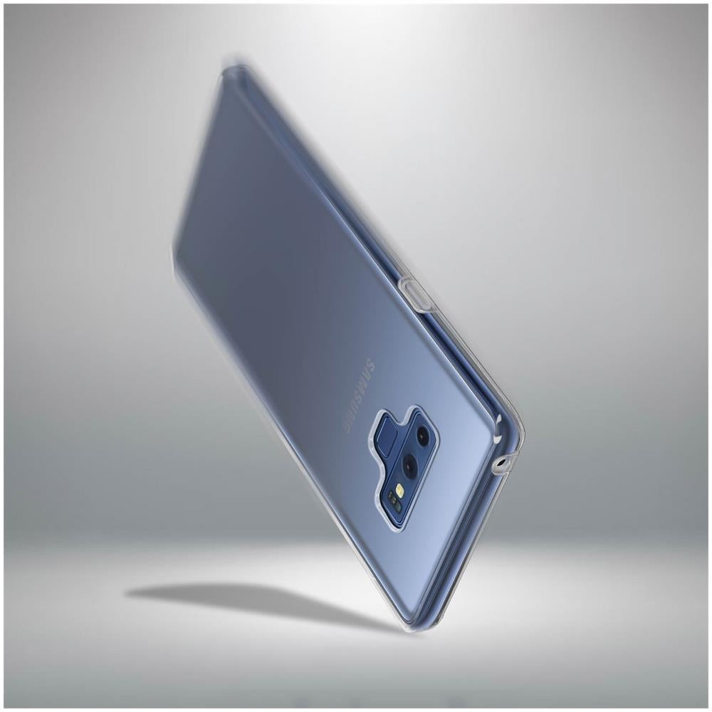 Cover Samsung Galaxy Note 9 Protezione Silicone + Retro Rigido - Trasparente - Foto 5