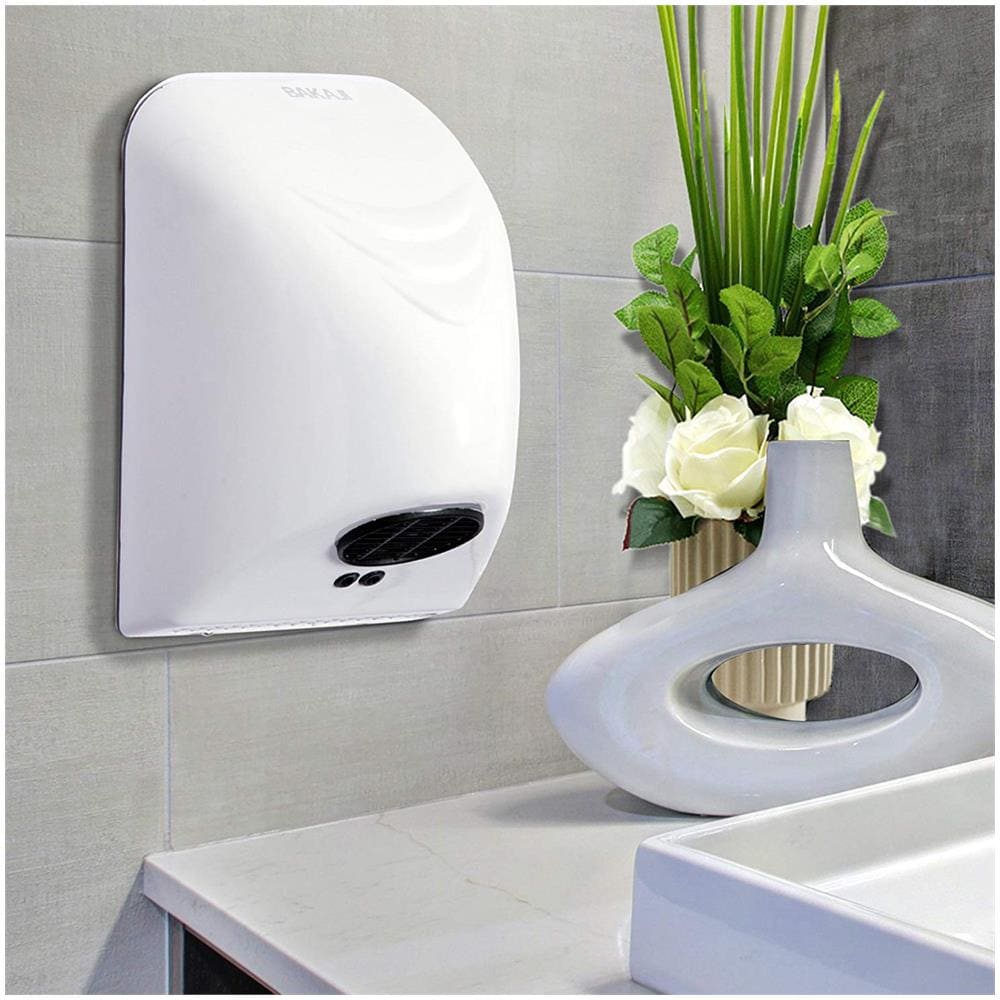 Asciugamani Automatico Elettrico Hotel Aria Calda A Parete 850w Con Fotocellula - Foto 2