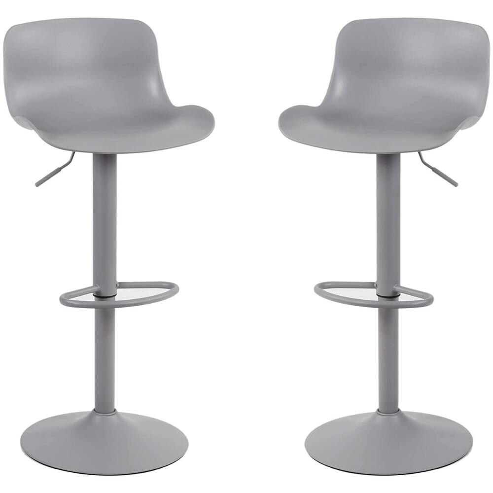 Esteban - Sgabello Alto In Acciaio Set Da 2 - Foto 1