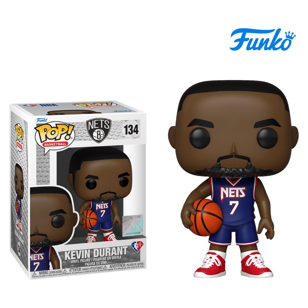 Nba Brooklyn Nets Pop! Basketball Vinyl Figure Kevin Durant (city Edition 2021) 9 Cm - Foto 2