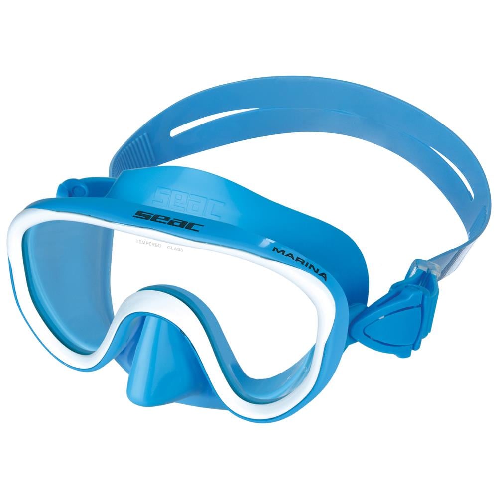 Maschera Marina Trasparente Azzurro - Foto 1