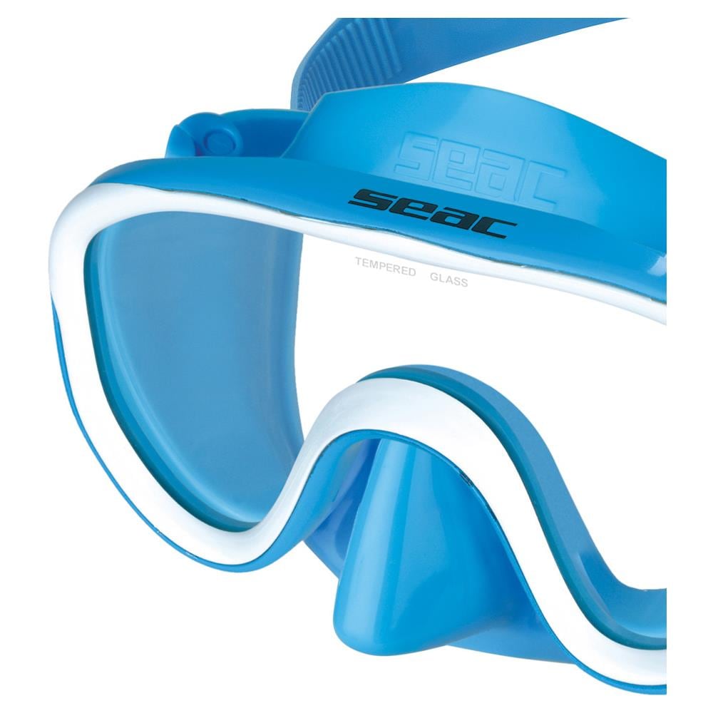 Maschera Marina Trasparente Azzurro - Foto 3