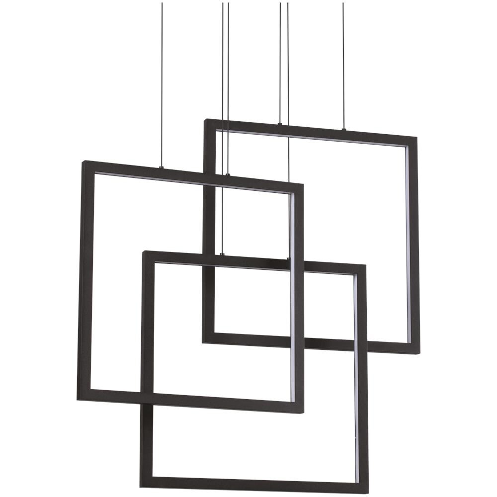 Frame Sp Quadrato Nero Lampada Sospensione - 269375 - Foto 1